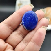 تصویر نگین لاجورد افغان اصل معدنی کد 9270 