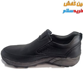 تصویر کفش تمام چرم مردانه کلارک مدل هوبوک بدون بند کد 6567 Clarks men's full leather shoes