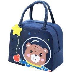 تصویر کیف غذا فانتزی طرح خرس فضانورد مدل BP15 Fancy lunch bag with astronaut bear design code BP-15