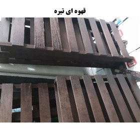 تصویر استند گلدان مدل چوبی کد h2r کد 038 