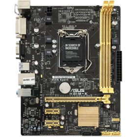 تصویر مادربرد ایسوس Asus H81M-K(استوک) Motherboard H81M-K(Stock)