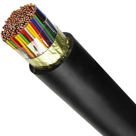 تصویر کابل مخابراتی CCA بیرون ساختمان (زمینی) 0.6×2×30 رویان Outdoor telecommunication cable CCA (ground) 30*2*0.6 Royan