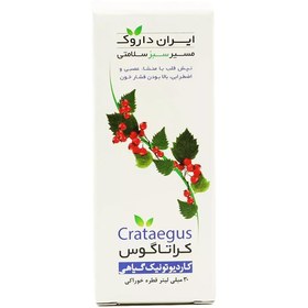 تصویر قطره خوراکی کراتاگوس ایران داروک ۳۰ میلی لیتر Iran Darouk Crataegus Drop 30ml