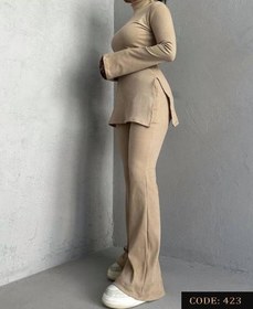 تصویر تیشرت شلوار یقه اسکی 