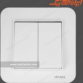 تصویر کلید و پریز ایران الکتریک مدل ارس iran electric aras model