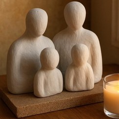 تصویر مجسمه خانواده 