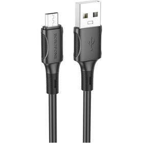 تصویر کابل تبدیل USB به MICROUSB بروفون مدل BX80 طول 1 متر Borofone BX80 MicroUSB Cable 1m