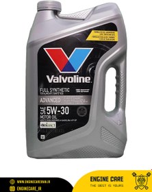 تصویر روغن موتور والوالین مدل VALVOLINE ADVANCED DEXOS 5W-30 ساخت امریکا 