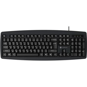 تصویر کیبورد لاجی کی مدل K113B Wired Keyboard Logikey K113B