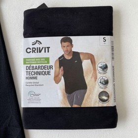 تصویر تاپ ورزشی مردانه کریویت Crivit Sport Top مشکی 