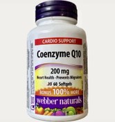 تصویر کپسول کوکیوتن ۲۰۰ میلی‌گرمی ۶۰ عددی Webber Naturals 