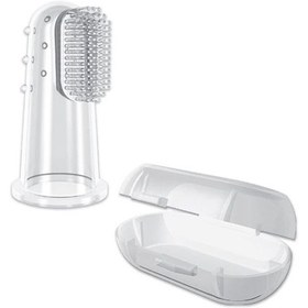 تصویر مسواک انگشتی وی کر مدل S601 خیلی نرم با قاب محافظ 