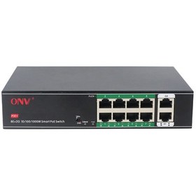 تصویر سوییچ 8 پورت poe onvمدل ONV-H1108PGL 