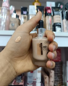 تصویر کرم پودر کاتریس سری HD مدل Liquid Coverage شماره 020 حجم 30 میل Catrice HD Liquid Coverage Foundation 020