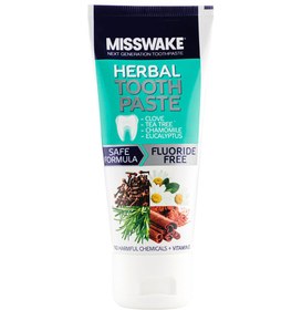 تصویر خمیر دندان گیاهی بدون فلوراید میسویک ا Misswake Herbal Toothpaste Misswake Herbal Toothpaste