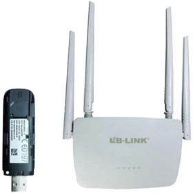 تصویر مودم 3G هوآوی به همراه روتر LB-Link 