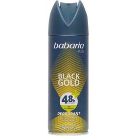 تصویر اسپری دئودورانت بلک گلد مردانه 200میل باباریا Babaria Black Gold Men Deodorant Body Spray