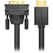 تصویر کابل HDMI به 1+24 DVI-D (دو طرفه) یوگرین مدل HD106-10137 طول 5 متر Ugreen HD106-10137 HDMI To DVI-D 24+1 Cable