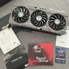 تصویر کارت گرافیک استوک ایسوس Asus RX 6900 XT TUF 16GB ASUS TUF GAMING Radeon RX 6900 XT 16GB GDDR6