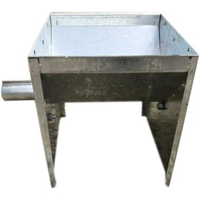 تصویر زیر مخزن دان ( زیر هاپر ) دانخوری اتوماتیک بشقابی 