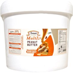 تصویر کره بادام زمینی مالتیز (رژیمی) سطلی آماس کپی - 4کیلوگرم 