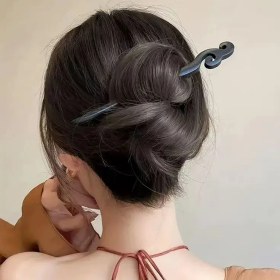 تصویر کانزاشی چوبی رنگ مشکی 