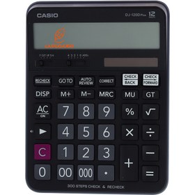 تصویر ماشین حساب رومیزی کاسیو مدل DJ-120 DPLUS CASIO DJ-120D Plus CALCULATOR