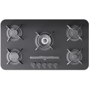 تصویر اجاق گاز شیشه‌ای رومیزی کن IG8507 مشکی Can IG8507 Tabletop Glass Gas Stove - Black