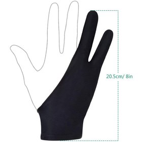 تصویر دستکش طراحی دو انگشتی 