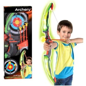 تصویر ست اسباب بازی کمان و تیراندازی AMT896 ‎ به ابعاد 10x5x5 سانتیمتر برند lnkoo Archery Bow Arrow Toy Set AMT896 ‎10x5x5cm