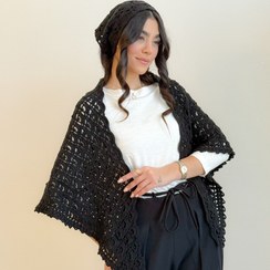 تصویر اشارپ زنانه دستبافت شاهو مدل Solenne 