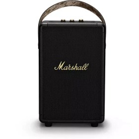 تصویر Marshall Tufton Bluetooth Speaker, Black &amp; Brass, wireless 