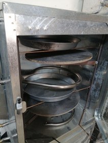 تصویر تنور گازی دو سنگ دوسینی بدنه استیل 