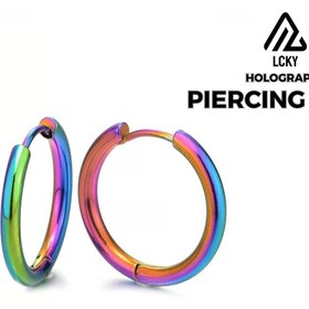 تصویر پیرسینگ رینگ 7رنگ(هولوگرافیک) 
