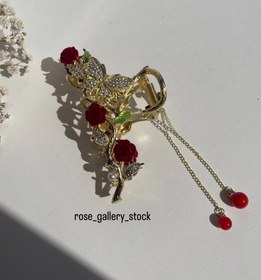 تصویر کلیپس فلزی موی رز جادویی 