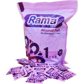 تصویر پد الکلی راما بسته 500 عددی 