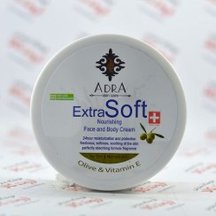 تصویر کرم مرطوب کننده اکستراسافت Adra Extra Soft Olive Oil Face And Body Cream 200ml