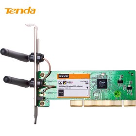 تصویر کارت شبکه PCI وایرلس N300 تندا مدل Tenda W322P+ 