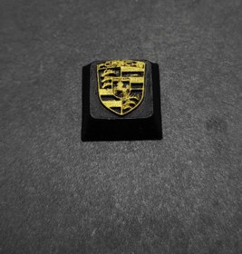 تصویر دکمه کیبورد مکانیکال کیکپ مدل برند پورشه porsche mechanical keycap