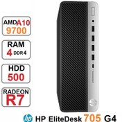 تصویر مینی کیس استوک  HP EliteDesk 705 G4 SFF A10-9700 