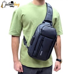 تصویر کیف کراس بادی بنج کد 1212 با جنس برزنت سایز بزرگ 