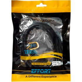 تصویر کابل برق دو پین 1.5 متری EFFORT 