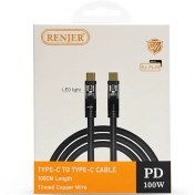 تصویر کابل شارژ سوپر فست رنجر RENJER RJ-PL50 LED PD 100W 
