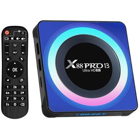 تصویر اندروید باکس ایکس‌88 مدل PRO 13 حافظه 32 رم 4 Android Box X88 Pro 13 32-4