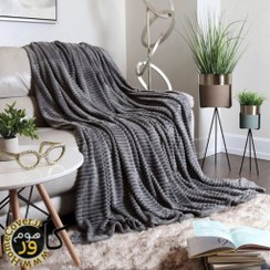 تصویر شال مبل و تخت ژله ای هوم کاورین مدل پتو مخمل سایز کوچک 220 × 160 سانتی متر 