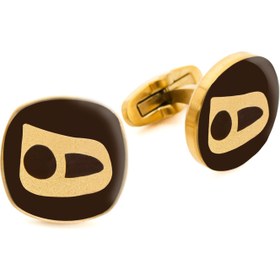 تصویر دکمه سردست مربع هیچ 