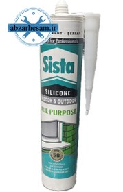 تصویر چسب سیلیکون مخصوص آکواریوم Sista 280ml Sista Aquarium silicone adhesive 280ml