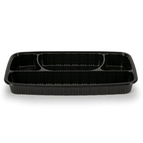 تصویر ظرف یکبار مصرف کترینگ چهار خانه کد 8004 