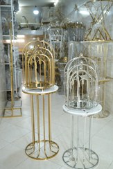 تصویر قفس سه سایز بله‌برونی و کادویی طرح سلطنتی 