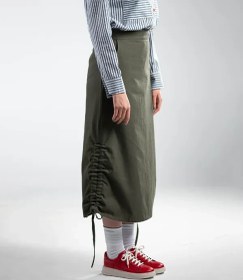 تصویر دامن کتان باران 